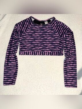 Z by Zella long sleeve cropped top, size 16